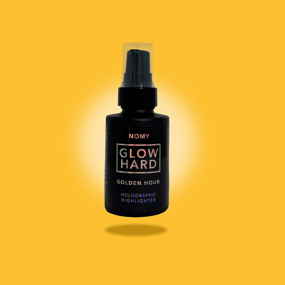 NOMY Glow hard Holographic Highlighter - Golden Hour